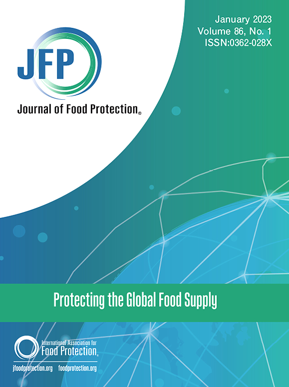 Go to journal home page - Journal of Food Protection